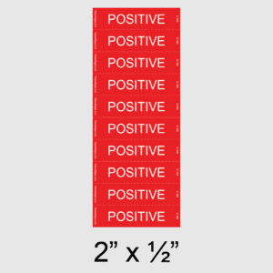 Positive Electrical Label, SKU 069-10