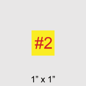 F.D - Electrical BLDG Disconnect Number #2 Placard, SKU 234-16