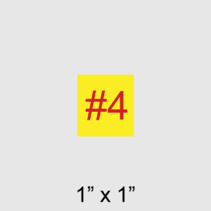 F.D - Electrical BLDG Disconnect Number #4 Placard, SKU 236-16