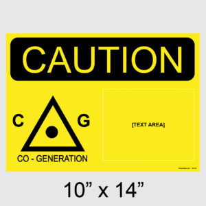 LADWP, Co-Generation - 14 X 11 Placard, SKU 502-06