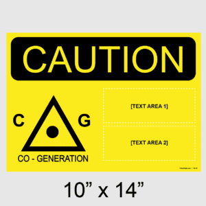 LADWP, Co-Generation - 14 X 11 Placard, SKU 503-06