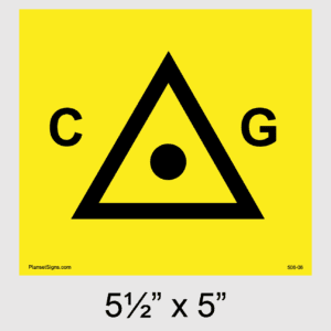 LADWP, Co-Generation - 5.5 X 5 Placard, SKU 508-06